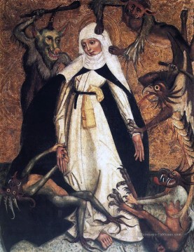 archné sybil Tableau Peinture - teufel démon daemonium macabre sybil